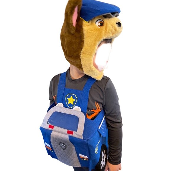 Pottery Barn Kids Costume Paw Patrol Pup Chase Blue 2 Pc Hat PBK Unisex Small - Picture 5 of 14